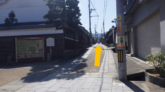 城跡ハイキングコース道案内3