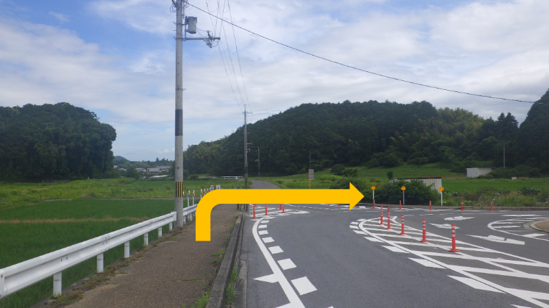 キトラ古墳への道順4