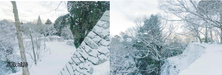高取城跡（冬）
